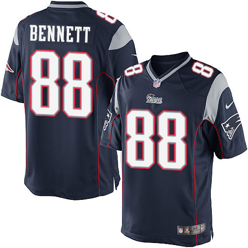 Youth Limited Martellus Bennett Nike Jersey Navy Blue Home - #88 NFL New England Patriots
